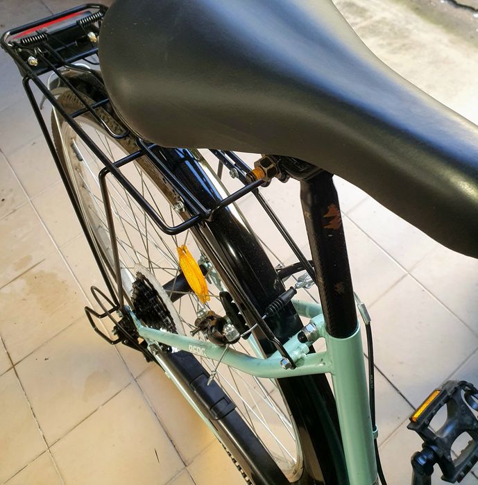 Bicicleta de passeio, azul , roda 26.