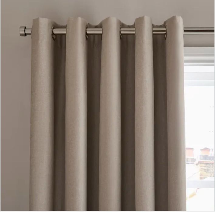 Шторы короткие на люверсах Dunelm