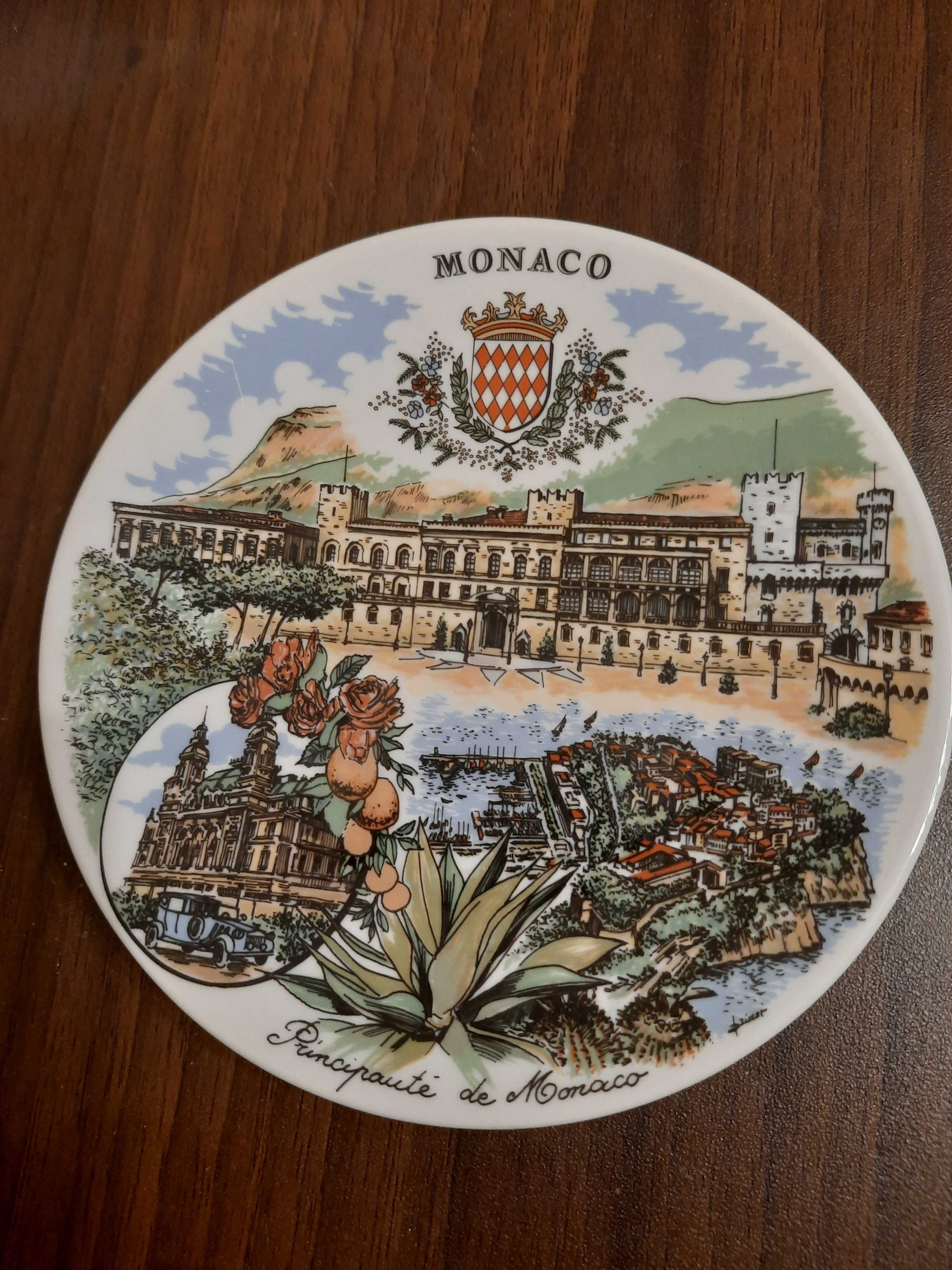 Сувенирные тарелки: Ницца,  Сан-Тропе, Созополь, Монако