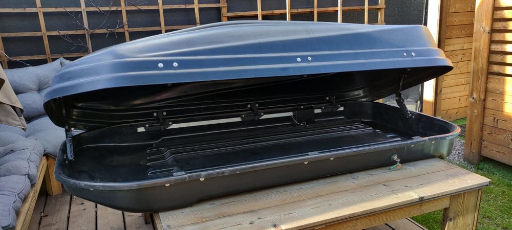 Box dachowy / trumna dachowa pojemny 170 x 48 x 42 cm