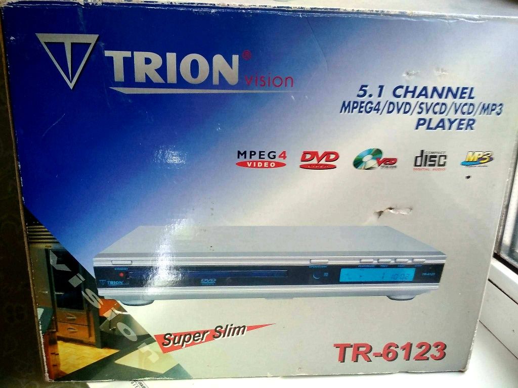 DVD TRION vision/Super Slim/ TR - 6123. Продам 250 грн.