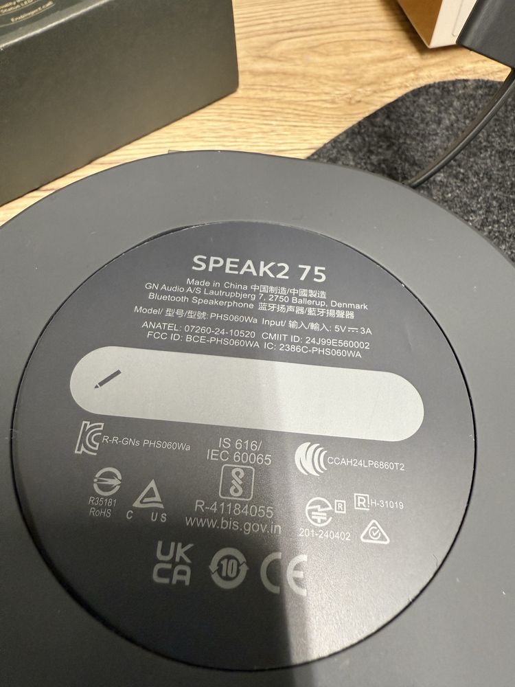 Jabra Speak2 75 – преміум-спікерфон з Bluetooth і акумулятором