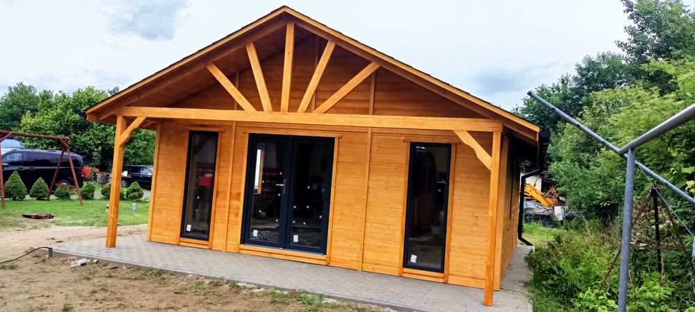 Domek Kordian drewniany na działkę, narzędziowy, domek letniskowy