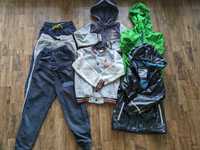 Zestaw Lupilu 110-116, spodnie, bluzy, softshell, kurtka