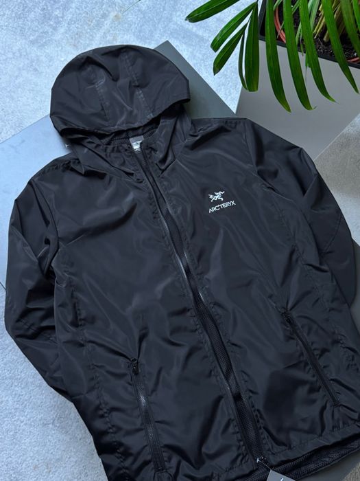 Вітрівка Arcteryx GORE-TEX- куртка осіння водонепроникна чорна гортекс