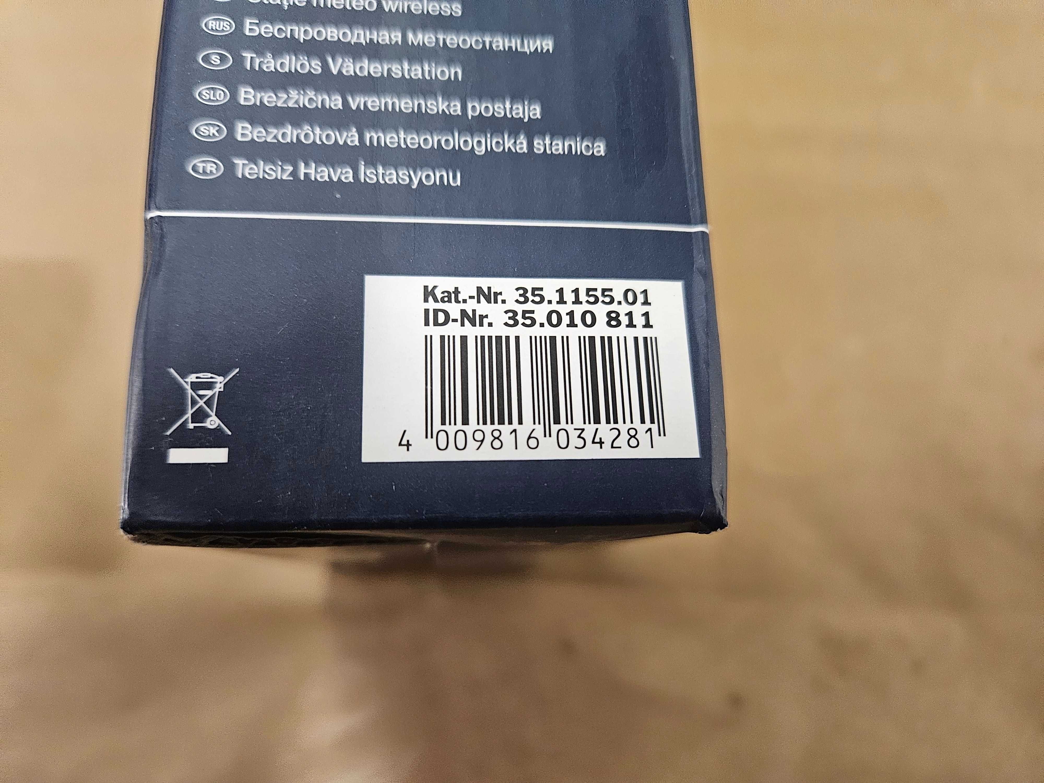 Stacja pogodowa bezprzewodowa TFA 35x1155x01