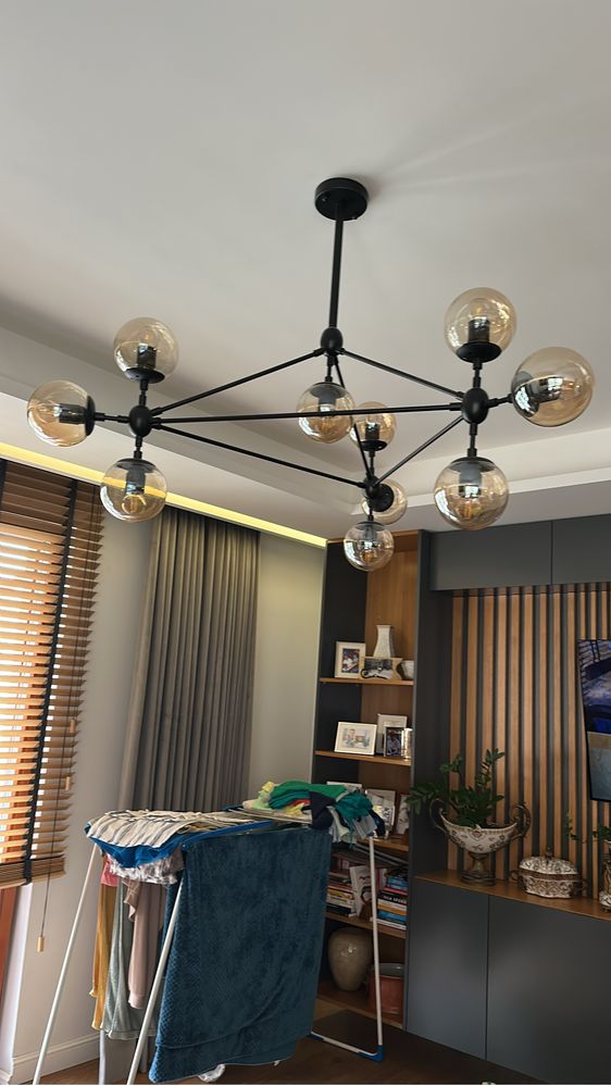 Lampa wiszaca 10 zarowek