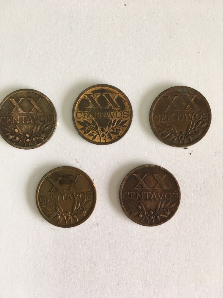 Moedas XX centavos 1969