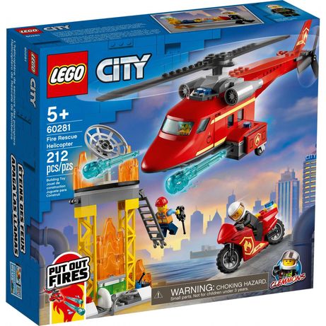 LEGO CITY Рятувальний пожежний гелікоптер 60281