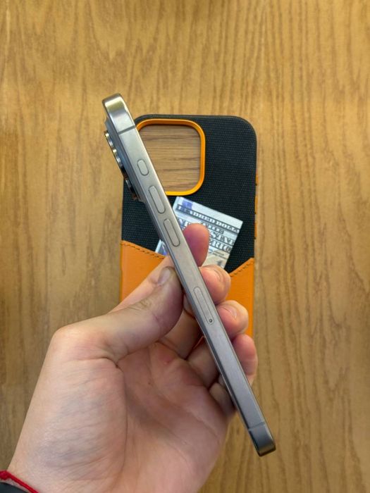 iPhone 15 Pro Max 512gb Natural 10/10 фіз сім з коробкою гарантія 1 рі