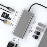 Концентратор 11-в-1 Type-C хаб до HDMI адаптер USB слот