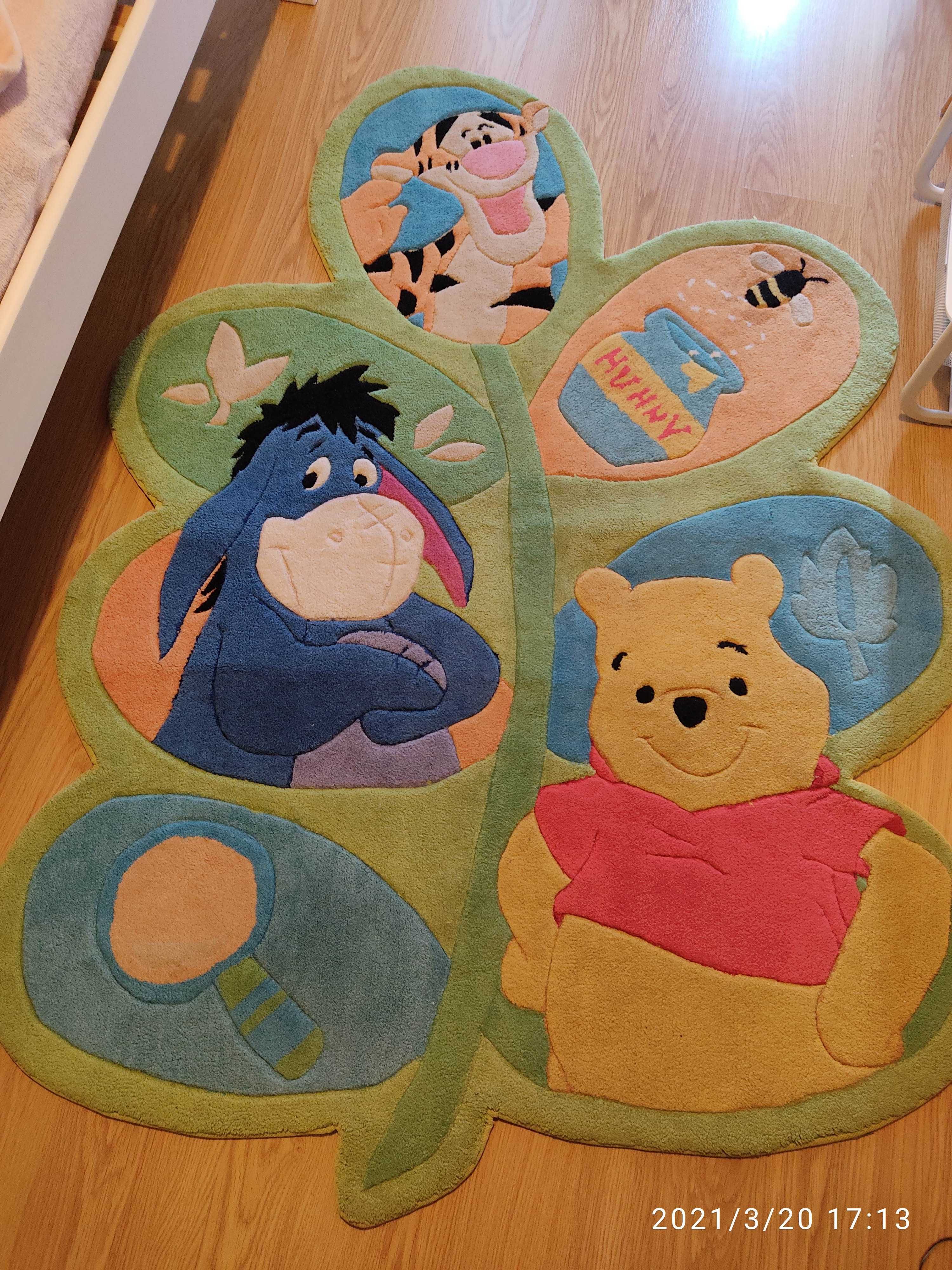 Tapete Disney Winnie the Pooh para quarto infantil 1,70 x 1,20