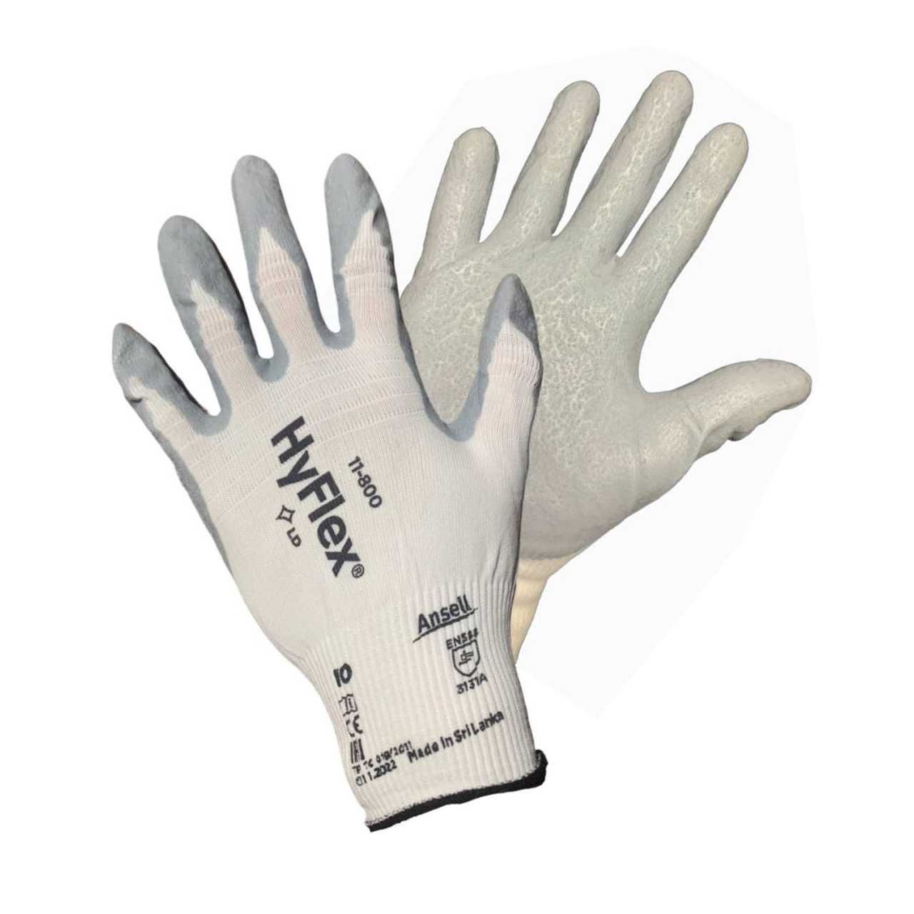 робочі перчатки Хайфлекс 10 розмір рукавиці захисні