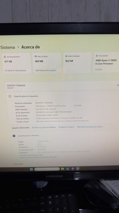 B650 + Ryzen 5 7600x + 16GB DDR5 + Nvme SSD 512GB
