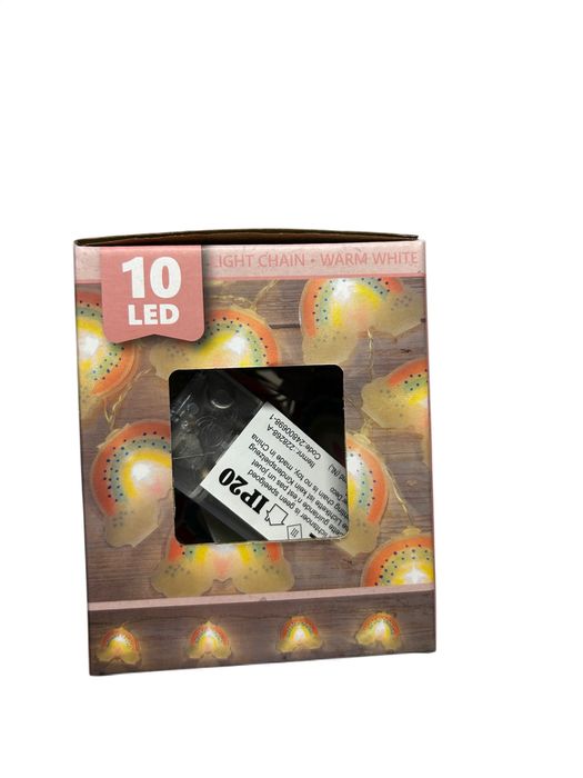 Girlanda świetlna tęcza 10 LED 1,5m nr.8334