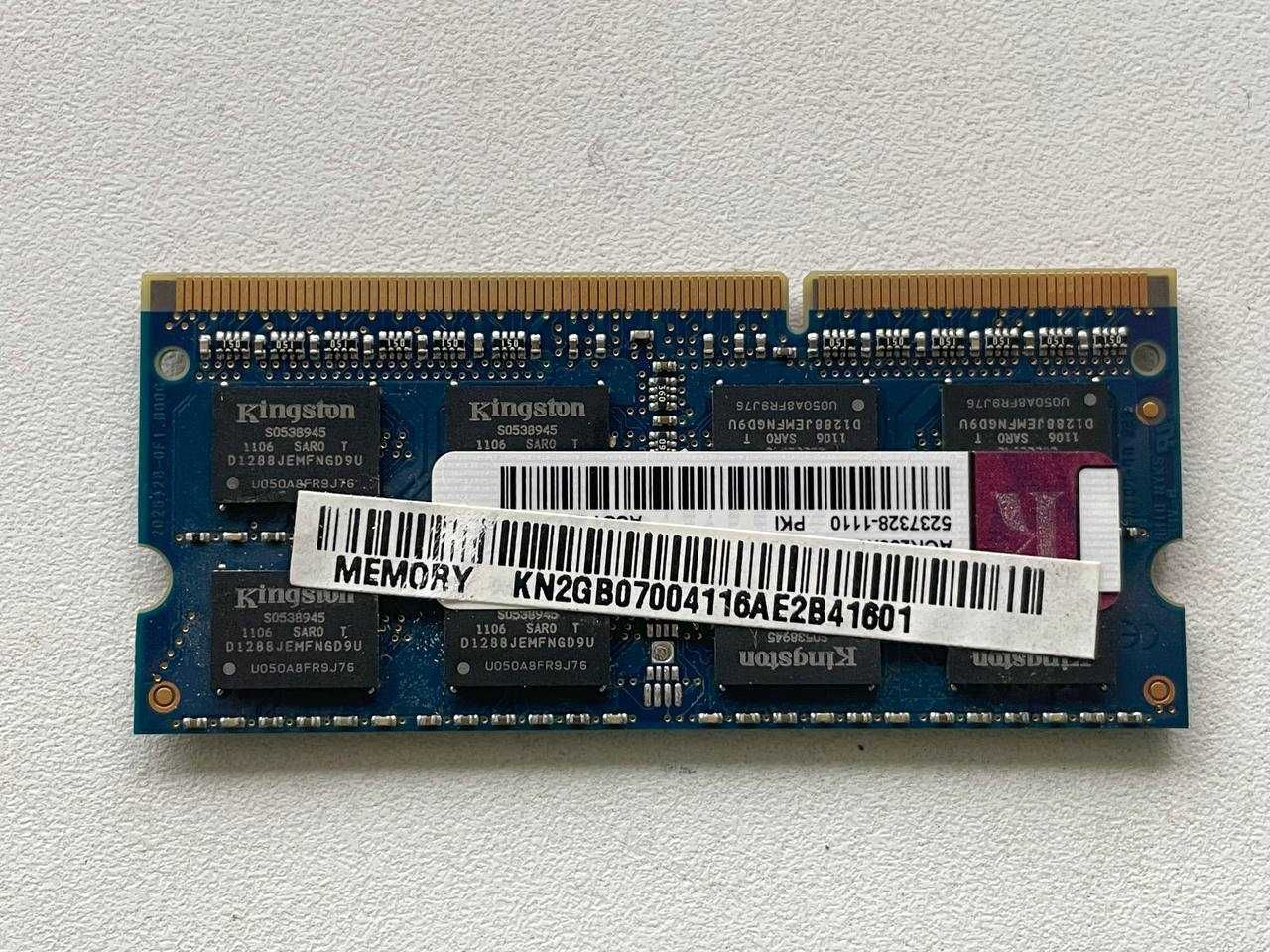 Оперативна памʼять для ноутбука 2gb DDR3 ОЗУ SoDimm 2 Гб память DDR 3