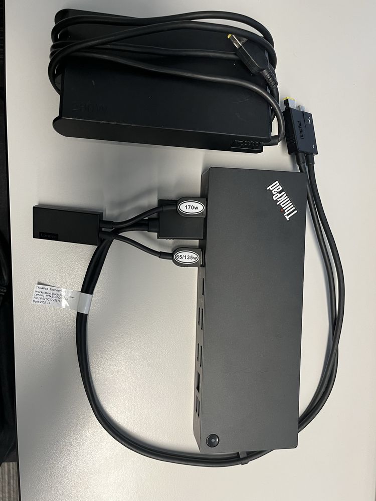 Stacja dokujaca Lenovo thunderbolt 3 Workstation Dock Gen2 40AN
