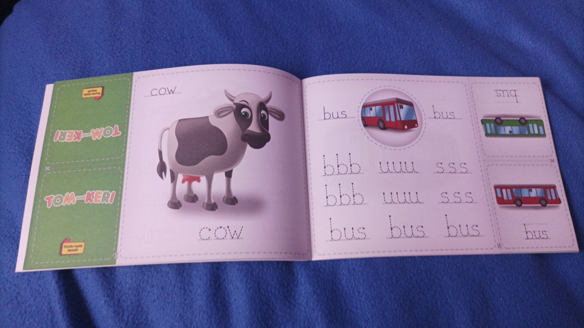 Tom and Keri Writing Book English dzieci angielski