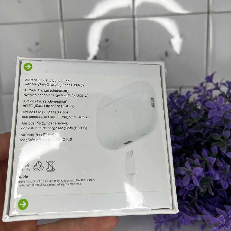 Навушники Apple AirPods Pro 2 1:1 (чіп Airoha)