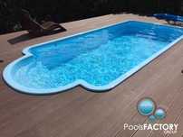 Basen ogrodowy z laminatu, poliestrowy 6x3x1,4 od ręki Producent