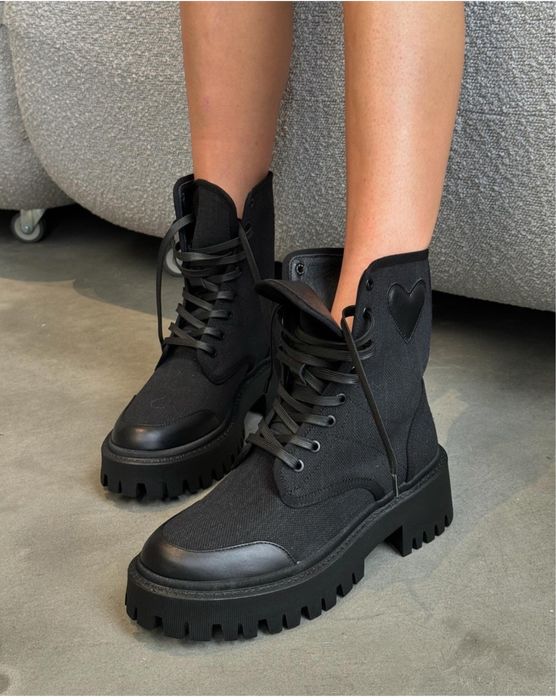 Черевики з утепленням/стильні жіночі ботінки