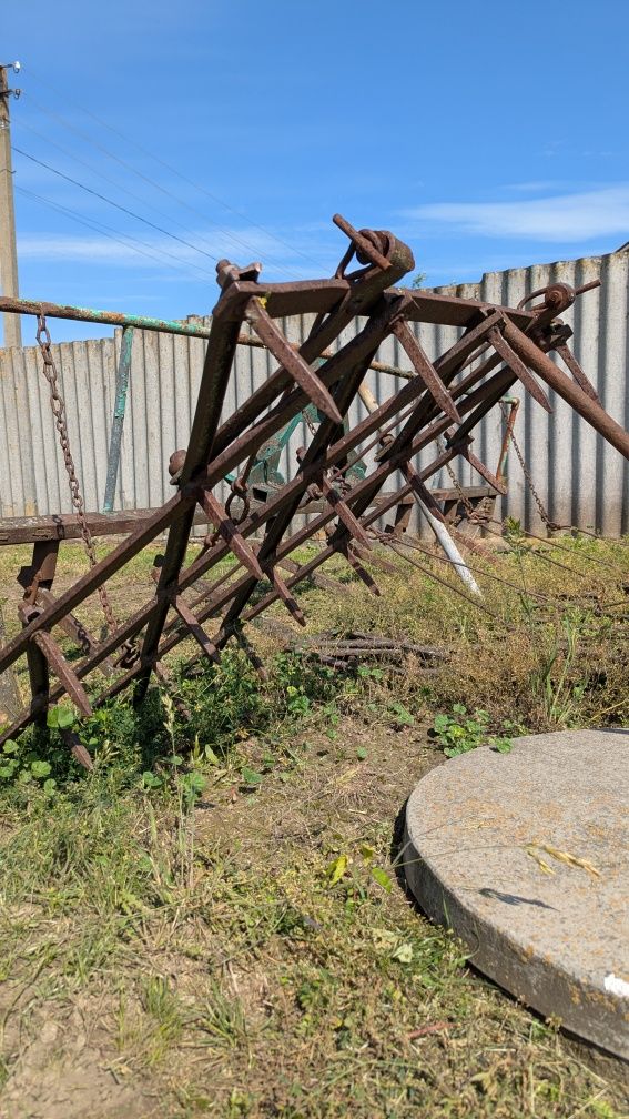 Борона зубова важка | Навісна борона | Сцепка зубових борін | Борона