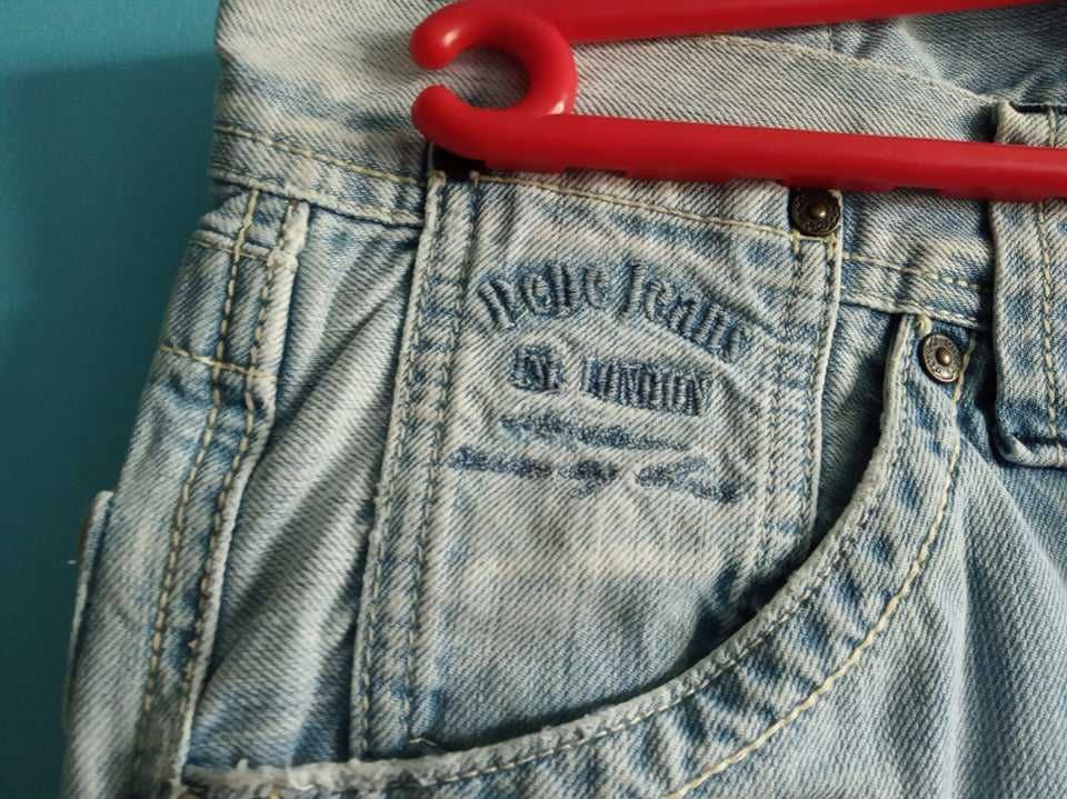 Spodnie jeansowe - jasne - rozmiar: 31 / 34 - "Pepe Jeans".