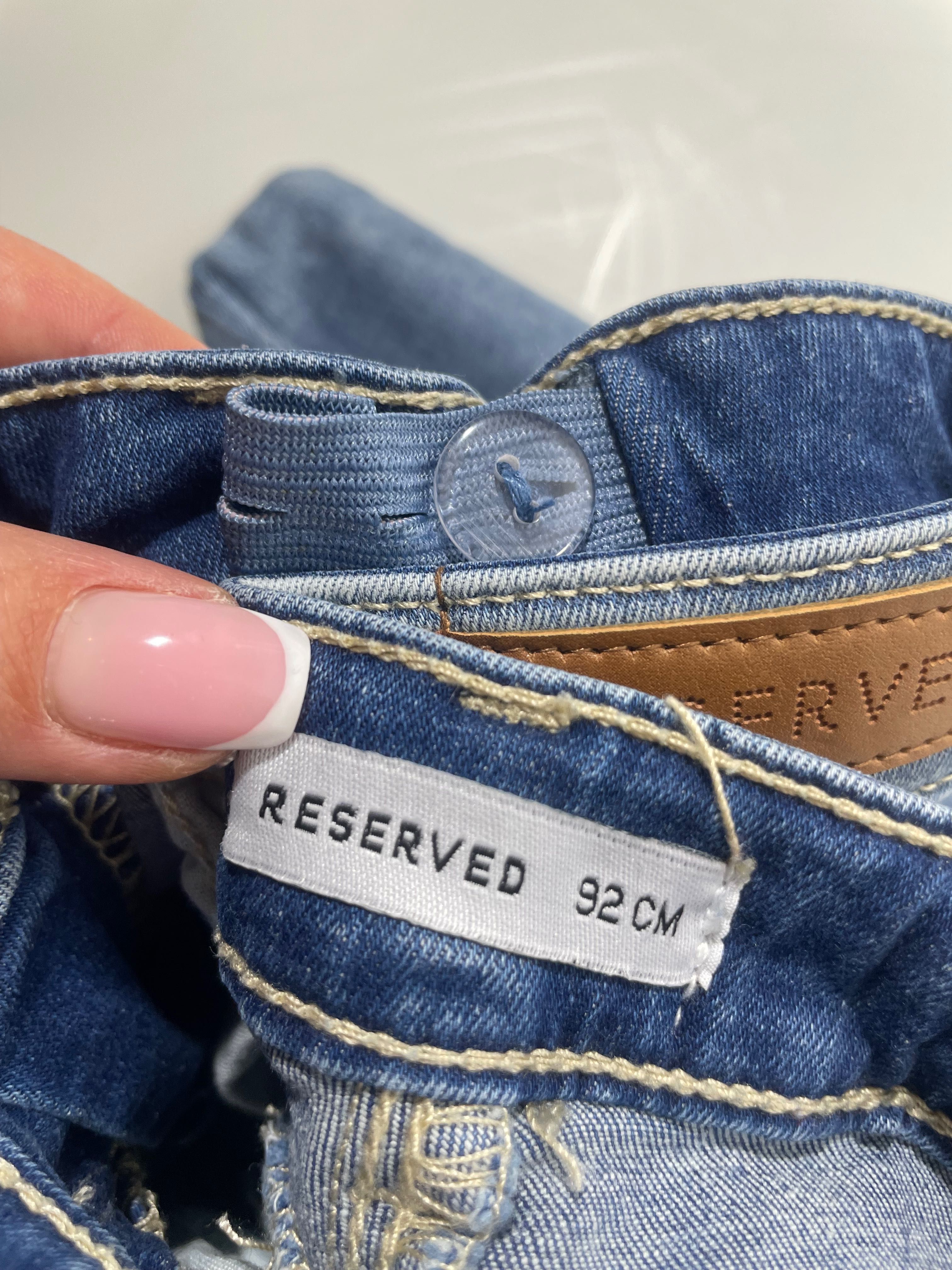 RESERVED dziewczęce jeansy rozm 92