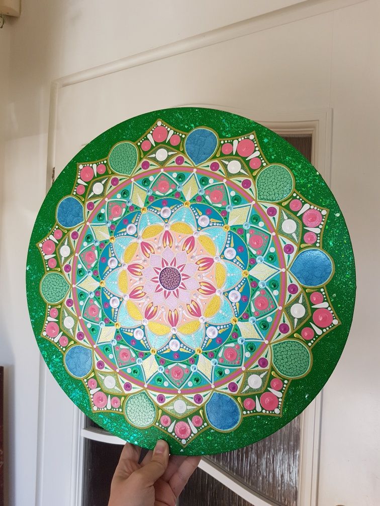 Mandala z intencją Otulenie 40cm