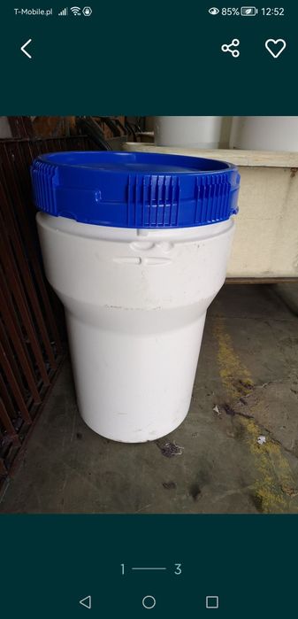 Beczka plastikową 30l,120' l 150l