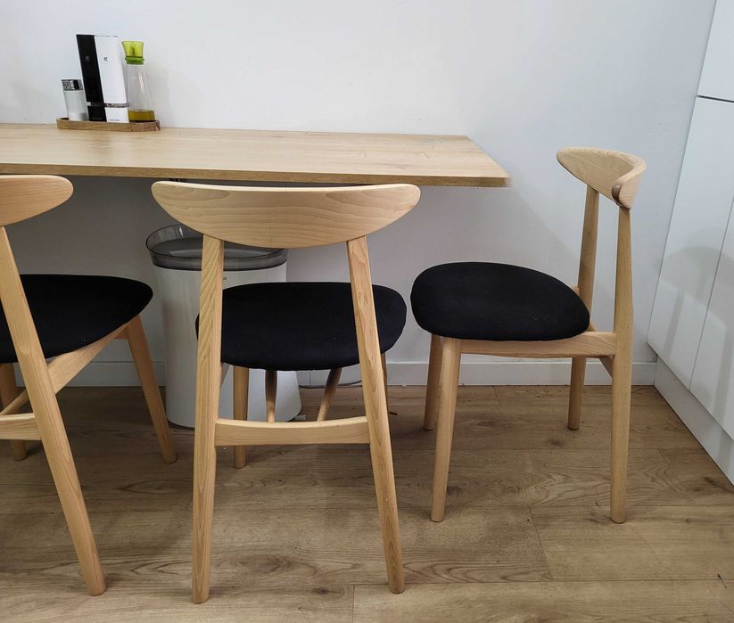 Tapicerowane krzesło bukowe FINN 6szt.