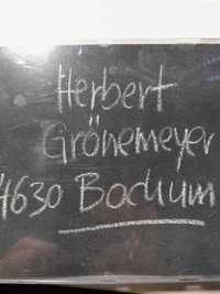 Herbert Gronemeyer 4630 Bochum