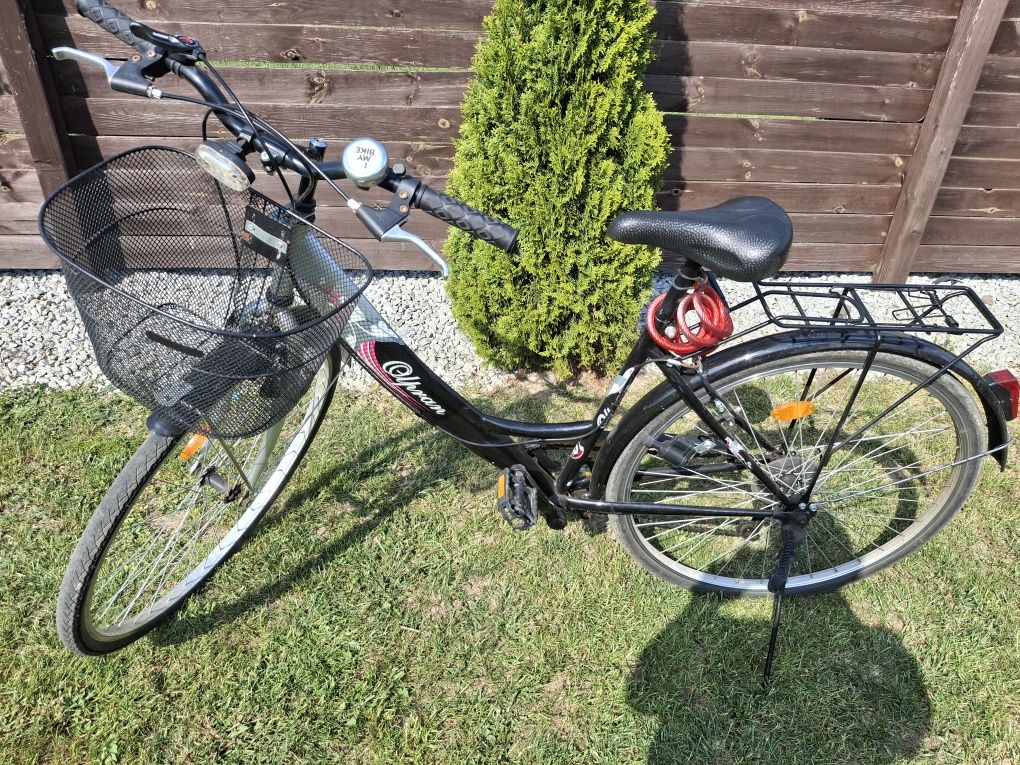 Rower Miejski Trekkingowe OLPRAN MERCURY LUX 28, SHIMANO