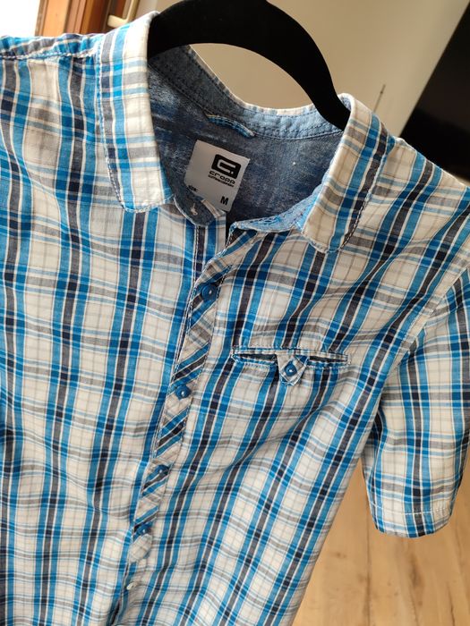 Koszula z krótkim rękawem do jeansów rozmiar M