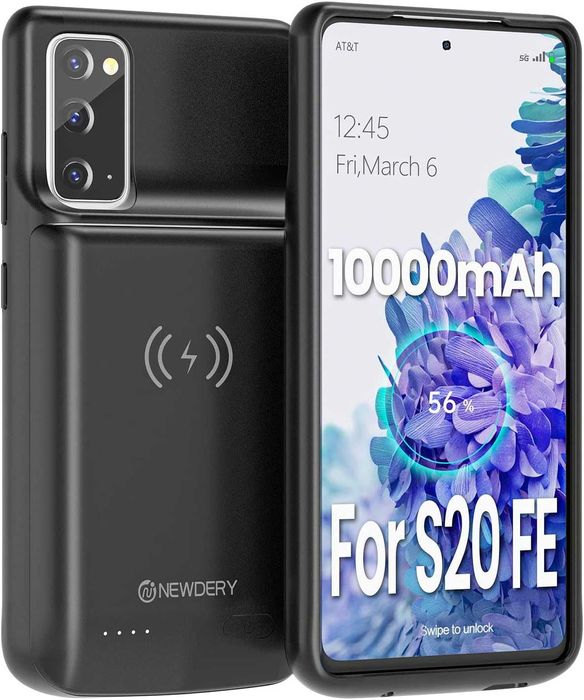 NEWDERY Bateria obudowa do Galaxy S20 FE 10 000 mAh