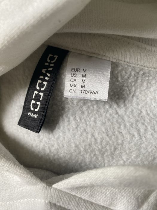 Bluza HM biała z kapturem