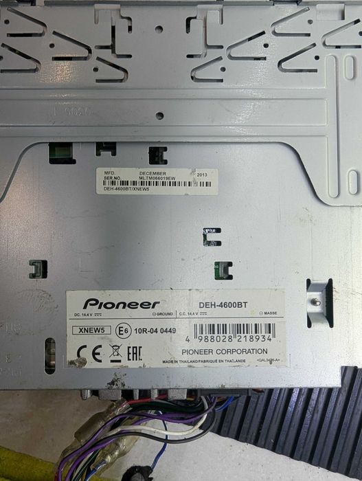 Pioneer deh-4600bt
