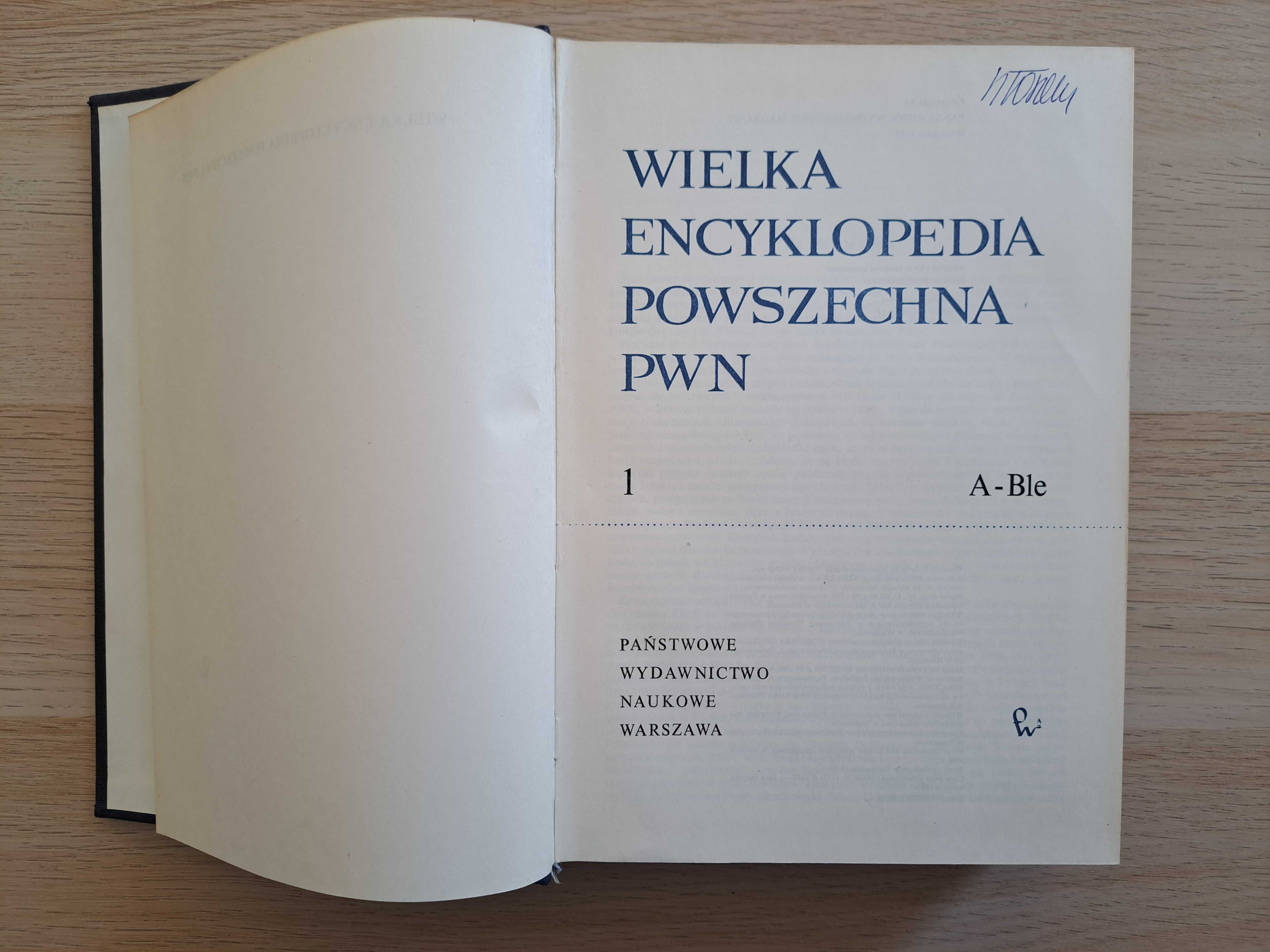 1965 rok. Wielka Encyklopedia Powszechna PWN. Tom 1-13