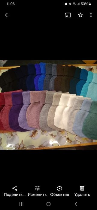 Манішки горловини теплі м'які  в наявності кольори і всі розміри