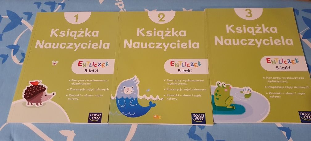 Entliczek Książka nauczyciela 5-latki