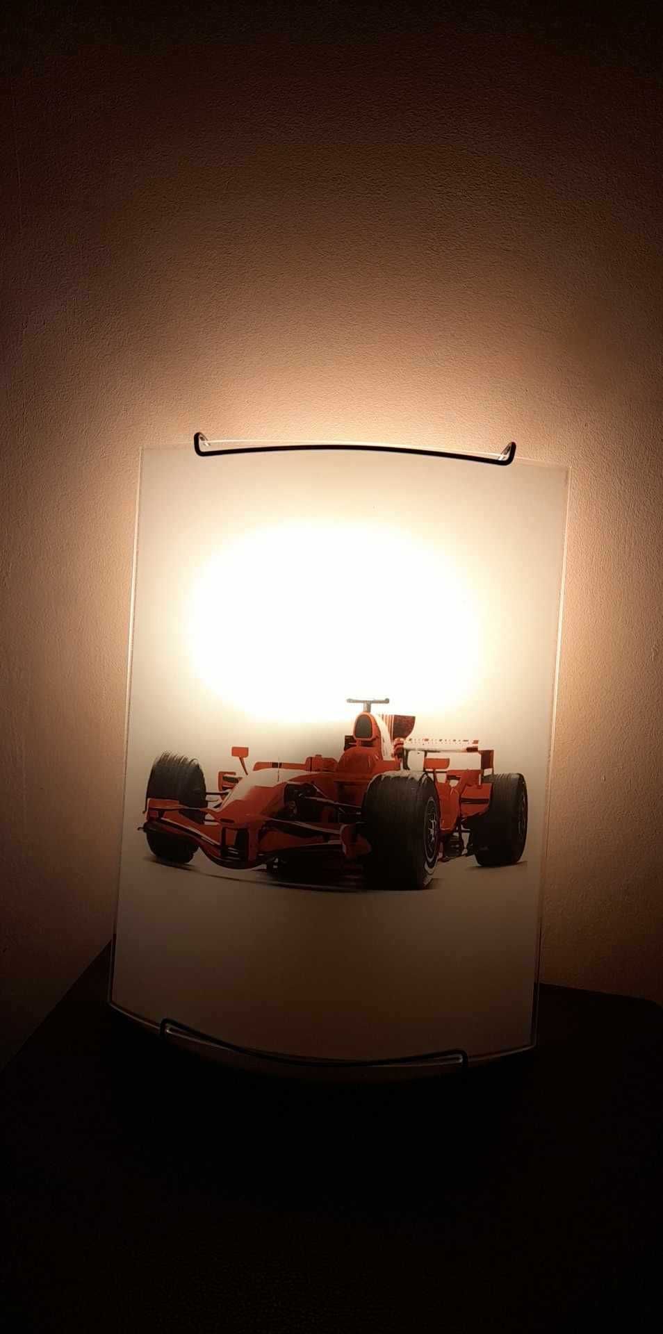 Lampka kinkiet auto bolid Formuła 1
