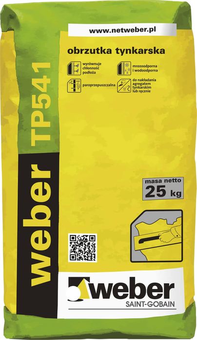 WEBER TP541 cementowa obrzutka tynkarska