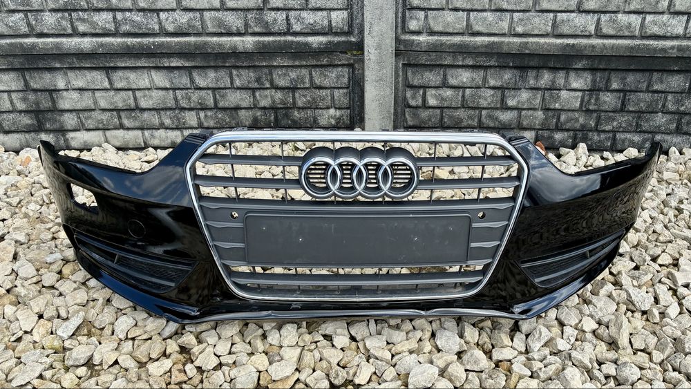 Zderzak przedni spryski czarny LZ9Y Audi A4 B8 8K FL lift 12- oryginal