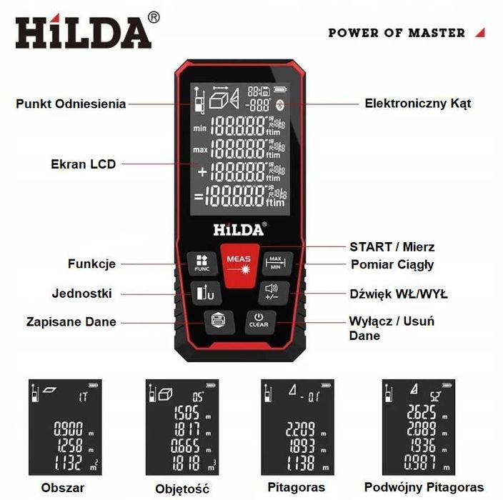 Laserowa  Miara  120M Zasięgu