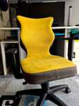 krzesło, fotel ibrotowy SOLAR YELLOW & BLACK, stan b.dobry, MEBLIK