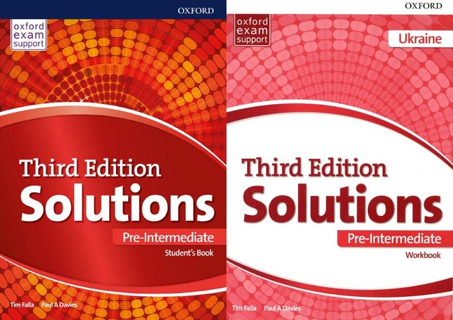 Solutions 3-rd edition Pre-Intermediate