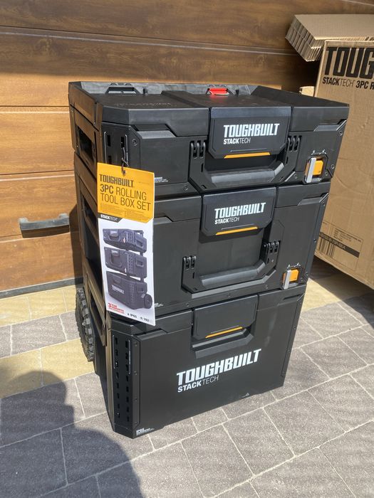 Набір ящиків TOUGHBUILT StackTech TB-B1S3-B-70R Нові