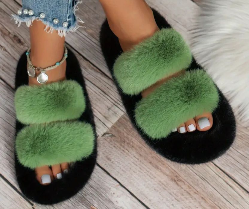 Тапки стильні теплі