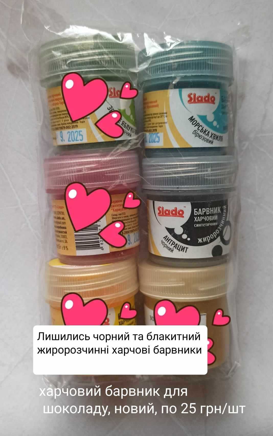 Форми для шоколаду та мила нові та б/у, супутні товари
