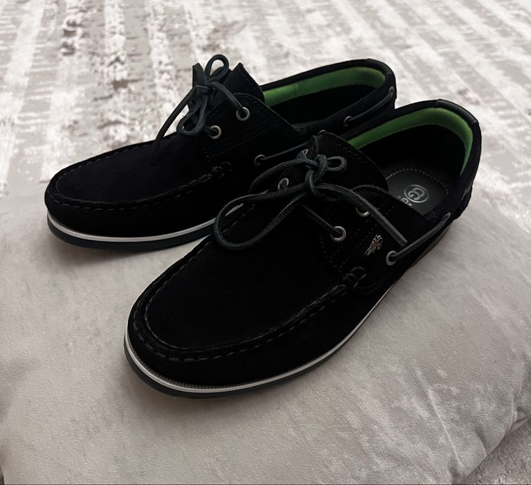 Чоловічі замшеві мокасини (топсайдери/лофери), розмір 41